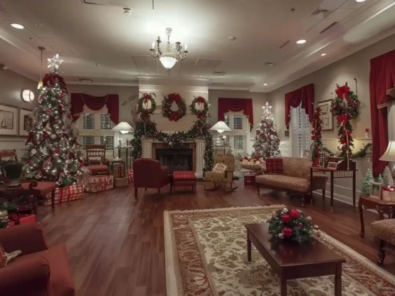 Papa Noel Nursing Home Christmas Visit
