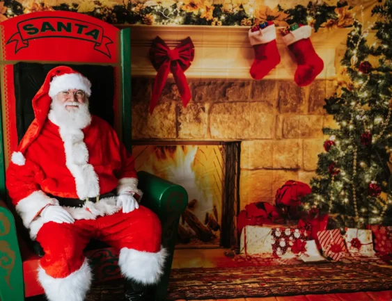 Real Beard Traditional Santa - Santa Mac - Louisiana Real Beard Traditional Santa - Santa Mac - Louisiana
