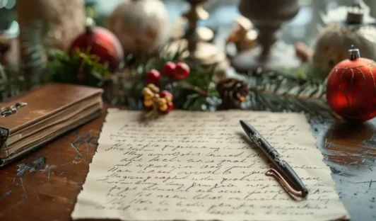 Santa Handwritten Letter Santa Handwritten Letter